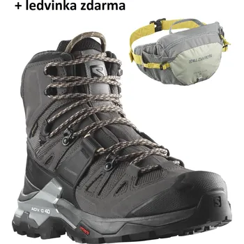 Dámská treková obuv Salomon Quest 4 GTX W magnet 470002 dámské nepromokavé trekové boty + ledvinka zdarma - 39 a 1/3 EUR