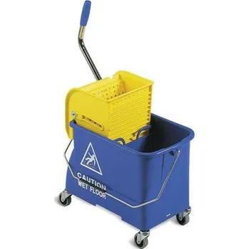 kbelík Úklidový kbelík na kolečkách s pákovým ždímačem, 20 l