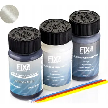 barva a nátěr na dřevo FixPro AUTO LAK CITROEN M0E5 + ZÁKLADNÍ NÁTĚR + BEZBARVÝ LAK 50ml