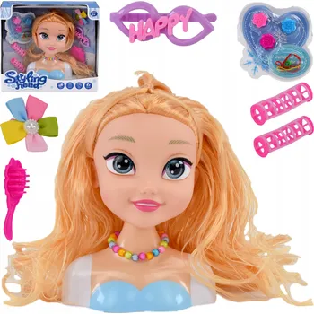 Panenka Hlava na česání a styling Skleplolki 121-23QD