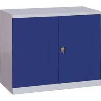 Dílenská skříň na nářadí, 104 x 100 x 60 cm, šedá/modrá