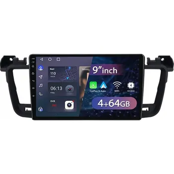 Auto Hi-Fi Autorádio Junsun multimédia pro Peugeot 508 2011-2018 4+64GB