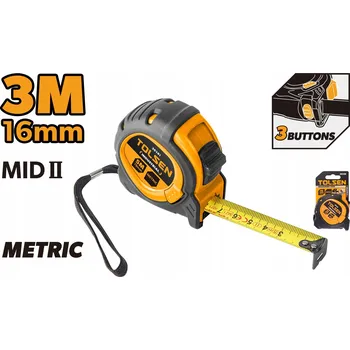 metr Svinovací metr Tolsen 3 m