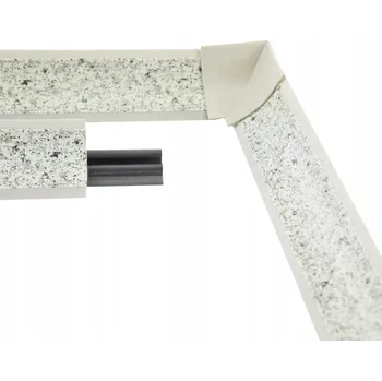 soklová lišta Přechodová lišta k pracovní desce 1,5 m – světlá žula, dokončovací