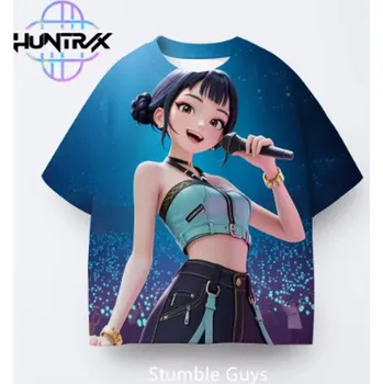 Dívčí tričko KPop Demon Hunters (Lovkyně démonů) KPop Demon Hunters dětské tričko s potiskem Motiv: tao202553, Velikost: 130