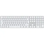 Apple Magic Keyboard s Touch ID a číselnou klávesnicí - CZ - bílá (USB-C) (MXK73CZ/A)