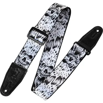 Kytarový popruh Levy's Skull Zombie Kytarový pás