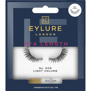 Péče o řasy a obočí Eylure Volume Lashes No. 005 umělé řasy s lepidlem pro jedinečné zvýraznění