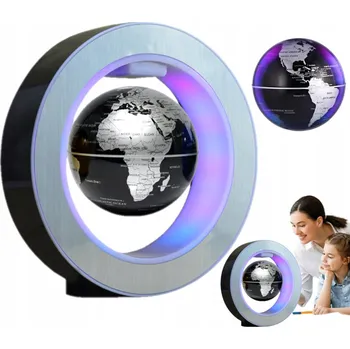 Lampička SVÍTÍCÍ LEVITUJÍCÍ GLOBUS INTERAKTIVNÍ LED LAMPA NA STŮL DÁREK