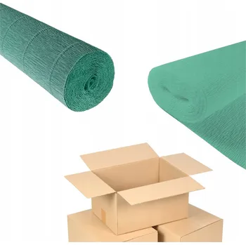 Obraz Bibuła Marszczona Krepina do Szkoły Krepový papír na dekorace, do školy, domů, pro děti - Mořská barva