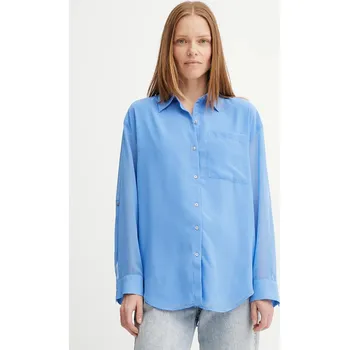 Pánská košile Košile Calvin Klein LV044B902G modrá 05A, vel. M