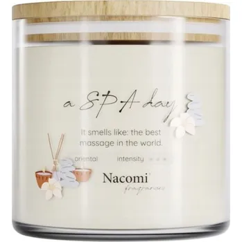 Svíčka Sójová vonná svíčka A SPA day NACOMI FRAGRANCES 1 ks