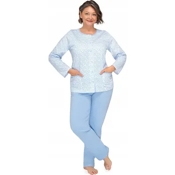 Dámské pyžamo Martel dámské pyžamo bavlna modré velikost M