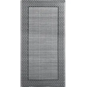 Koberec Koberec žakárový šedý, polypropylen, 80 x 150 cm
