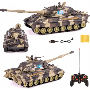 RC model tanku Dálkově ovládané vojenské vozidlo tank + ovladač + baterie