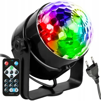 Osvětlovací technika Zrcadlová koule Projektor Disco LED Pro párty Disco koule LED Diskotéková LED Žárovka Disco LED 100 mm