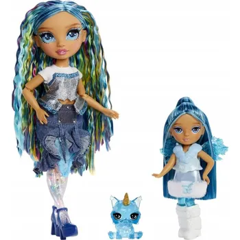 Panenka Rainbow High Littles dolls sestra mini panenka fantasy Sapphire 543428