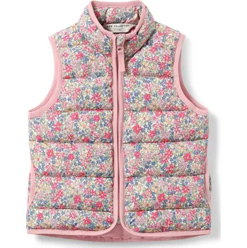 678629 - Tchibo - Dětská prošívaná vesta - pro dívky - vel. 110/116 - barva: vícebarevná