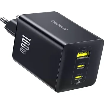 Nabíječka Baseus EnerFill FE11 2x USB-C/1xUSB-A 100W černá