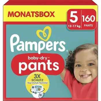Plena Pampers Baby Dry Pants Junior 11-17kg (160 ks) (8006540711781)