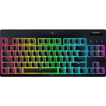 Klávesnice Razer BlackWidow V4 Low-profile Tenkeyless HyperSpeed (Green Switch), US layout (RZ03-05450500-R3M1) černá