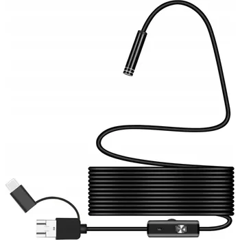 Bezpečnostní kamera Endoskop Spacetronik 7 mm USB 3v1 IP67 10 m