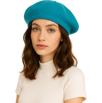 Dámské spodní prádlo Hagne baret modrý univerzální velikost vlna