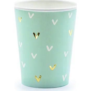 Party nádobí Papírové KELÍMKY CACTUS COLLECTION 220ML 6 KUSŮ