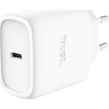 Adaptér k notebooku Trust MAXO 45W GaN, USB-C (25522) bílý