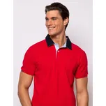 HEAVY TOOLS Pánská polokošile s krátkým rukávem DELIVER ČERVENÁ