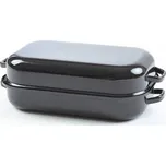 Oboustranně smaltovaný dvoupekáč Sfinx velikost 40 cm (vnitřní rozměr), síla plechu 1 mm - Belis