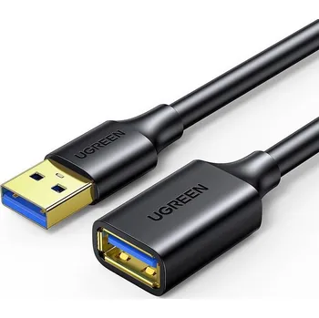 UGREEN USB 3.0, prodlužovací, 1m (10368) černý