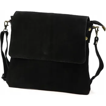 Kabelka Vera Pelle kabelka z pravé kůže černá