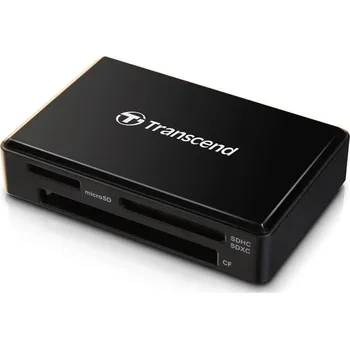 Čtečka paměťových karet Transcend RDF8, USB-A/SDHC, SDXC, microSDHC, microSDXC, CompactFlash (TS-RDF8K2) černá