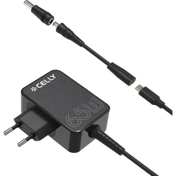 Celly USB-C 65W (TCTIPS65WBK) černá