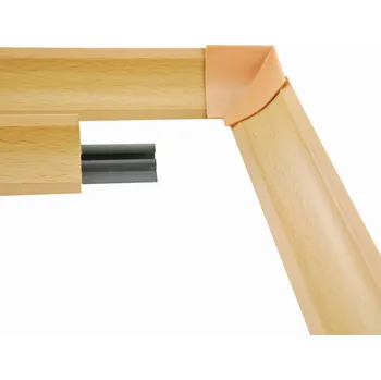 soklová lišta Přechodová lišta k pracovní desce kuchyňské linky 1,5 m – buk, dokončovací