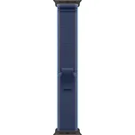 Apple 49mm modrý/jasně modrý trailový tah – S/M – černý titan (MG9Q4ZM/A)