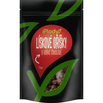 iPlody Lískové ořechy v hořké čokoládě 1kg