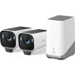 Anker eufy S3 Pro 4K (3 ks + HomeBase 3) (T88933W1) bílý