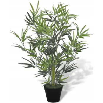 umělá květina Bambus v květináči VidaXL 241363 umělý 80 cm