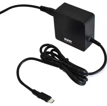 Adaptér k notebooku PORT CONNECT 45W, USB-C plug (900096) černý