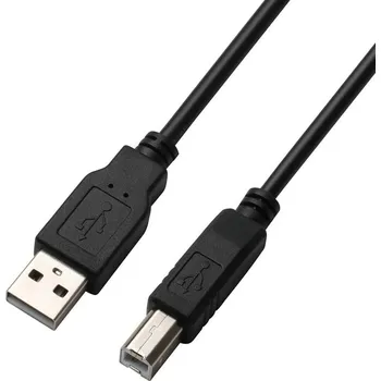 Datový kabel GoGEN USB A/USB B, 5m (USBAB500MM01) černý
