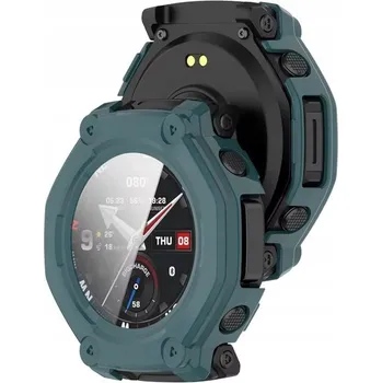 Pouzdro na mobilní telefon Pouzdro + vestavěné Sklo 2v1 pro Amazfit T-REX 3 PRO (48 mm)