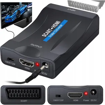 Převodník obrazu a zvuku SCART na HDMI SwiatKabli 3C4-04-100