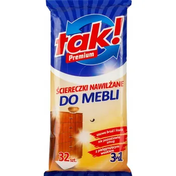 Tak vlhčené ubrousky na čištění a péči o nábytek 0,1 l