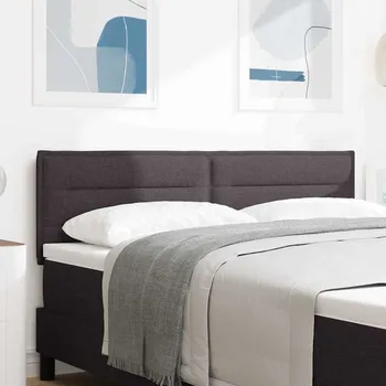 vidaXL Čelo postele s čelo Tmavě hnědá 160 cm Umělá kůže