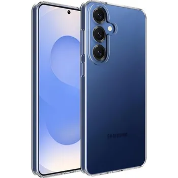 Pouzdro na mobilní telefon POUZDRO ULTRA TENKÉ SLIM TPU SILIKONOVÁ GUMA PRO SAMSUNG GALAXY S25 FE + SKLO