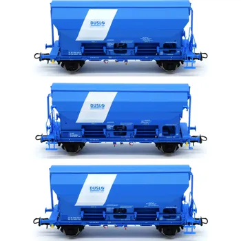 Vláček a vláčkodráha H0 - set 3 výsypných vozů Tdns SK Duslo Ep. VI / ROCO 6600134