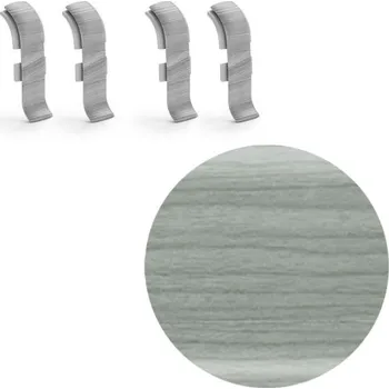 Podlahová lišta Salag Spojky 4 ks, polepavě šedá