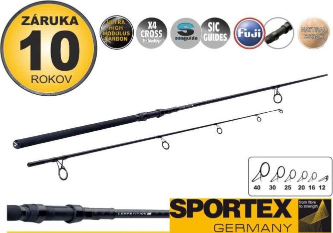 Kaprové pruty SPORTEX Competition CS-4 Breakout 396cm / 3,75lbs SPORTEX 187-144377